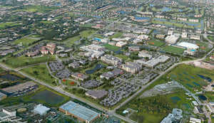 Nova Southeastern University 3D Aerial College Map by Pacificom Multimedia