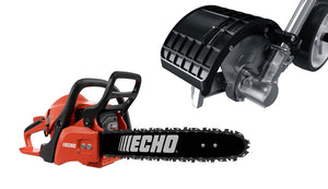 Rendered Lawn Edger and Chainsaw