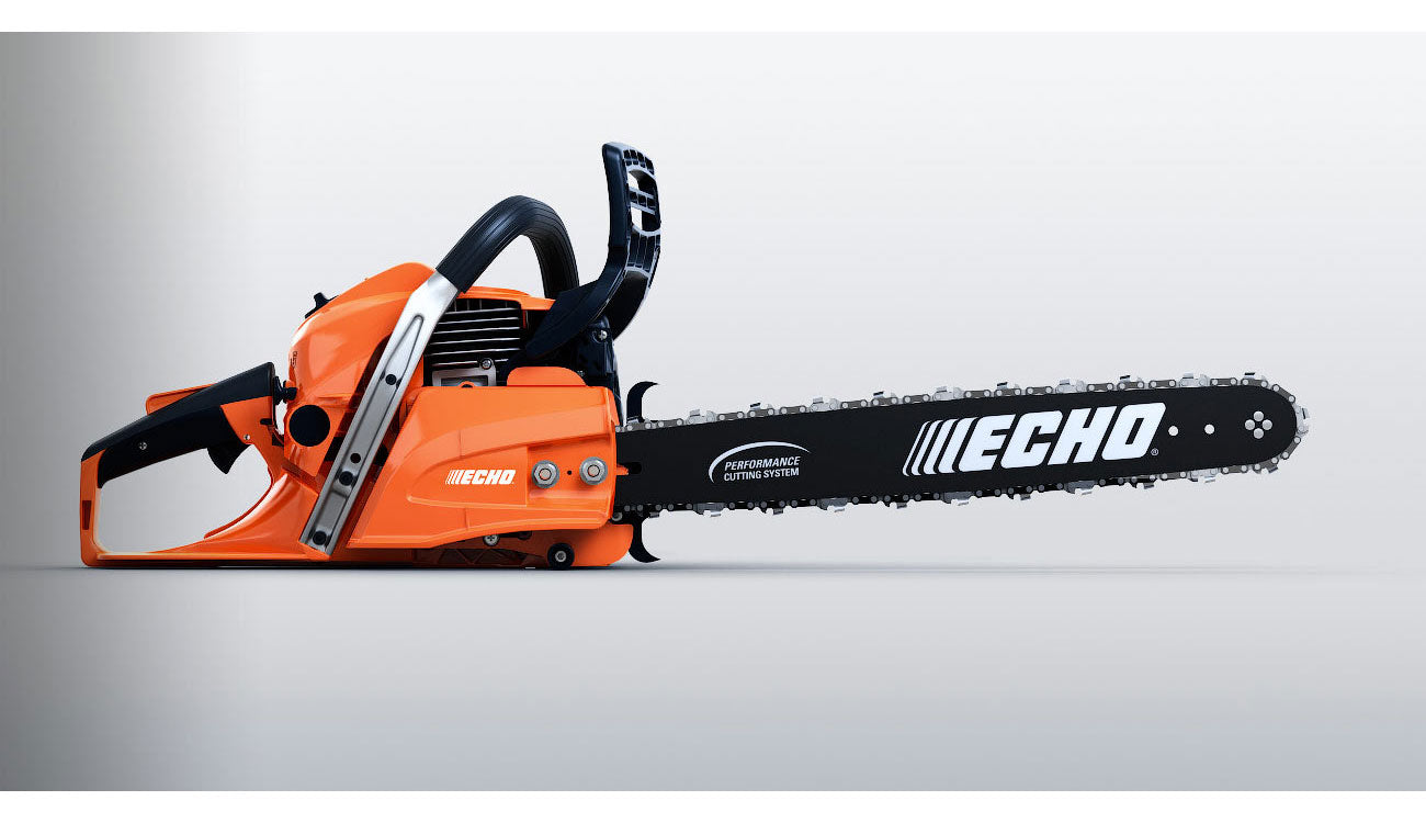 Animated Orange Echo Chainsaw