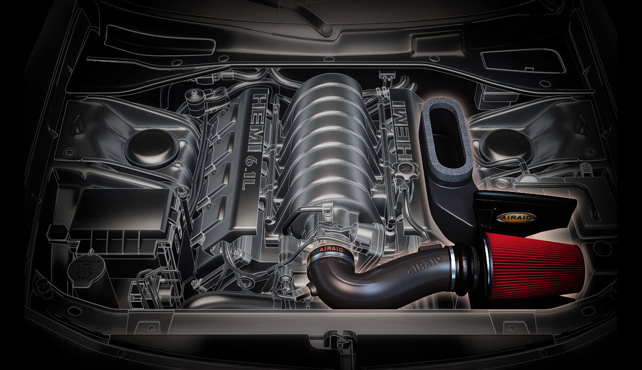 6.1L Hemi Engine Airaid Short Ram Intake 