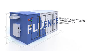 Cooled Fluence Battery Storage Container System