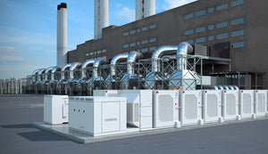 3D Animation Factory with Exterior Cooling Units