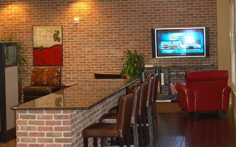 Corporate Leisure Area with Bar Top and TV